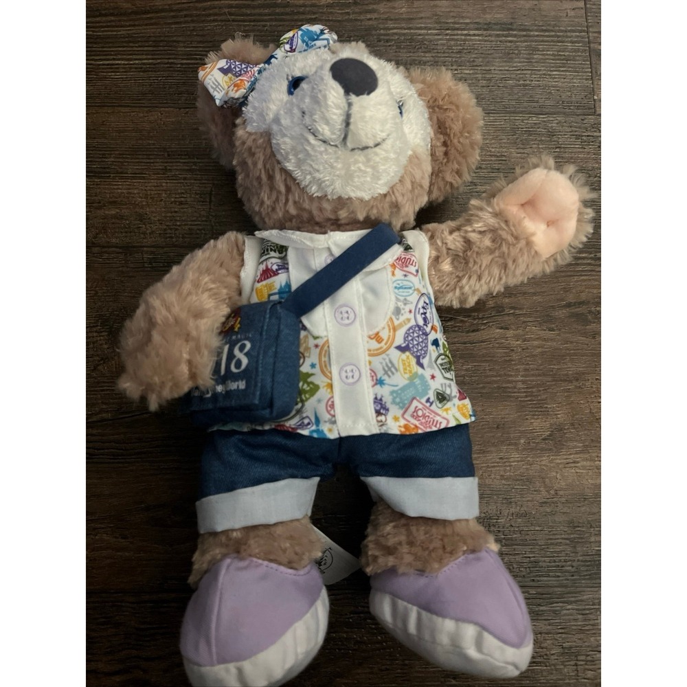 Walt Disney World 2018 Duffy Bear Plush Souvenir Toy Collectible